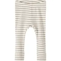 Name it Leggings 'NBNBani' écru / beige foncé