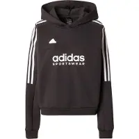 Adidas Tiro Cut 3 Stripes Fleece Sweatshirt Noir S / Regular Femme