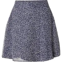 Mbym Jupe 'Ditte' marine / jaune pastel / blanc