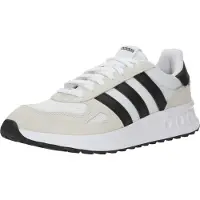 Adidas Baskets basses 'Run 84' beige clair / noir / blanc