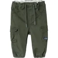 Name it Pantalon 'Ben' vert foncé