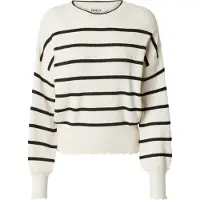 ONLY Pull-over 'ONLIBI' beige clair / noir