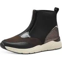 Tamaris Bottines marron / or rose / noir