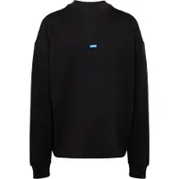 HUGO Sweat-shirt 'Nedro' azur / noir / blanc