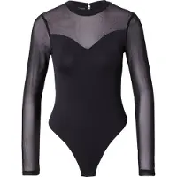 Pieces Shirtbody 'PCMILLY' noir