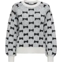ONLY Pull-over noir / blanc