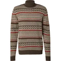 Blend Pull-over beige / moka / rouge rouille