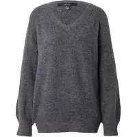 Vero Moda Pull-over 'VMLEAF' gris foncé