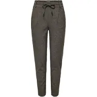 ONLY Pantalon à pince noir / blanc naturel
