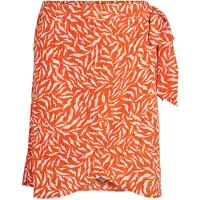 Vila Jupe 'Sille Aria' orange / blanc
