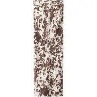 Bershka Jupe marron / blanc cassé