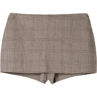 Bershka Pantalon marron / noir / blanc