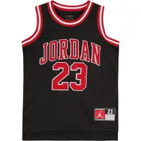 Jordan T-Shirt rouge / noir / blanc cassé