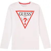 GUESS T-Shirt rouge / noir / blanc
