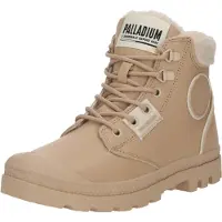 Palladium Bottines à lacets 'PAMPA' mastic / beige foncé / noir