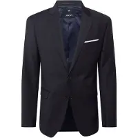 JOOP! Veste de costume bleu nuit / blanc