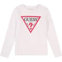 GUESS T-Shirt rouge vif / noir / blanc