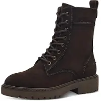 Tamaris Bottines à lacets brun foncé