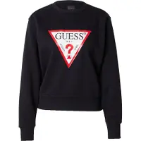 GUESS Sweat-shirt rouge / noir / blanc