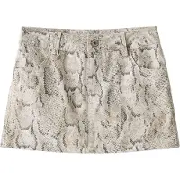 Bershka Jupe beige / beige foncé