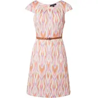 Comma Robe beige / orange / rose