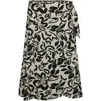 Pieces Jupe 'Larisa' crème / noir