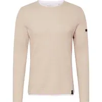 Key Largo Pull-over 'STEFANO' beige foncé / noir / blanc