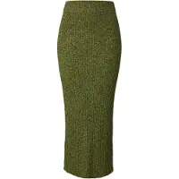 EDITED The Label Jupe 'Pardis' citron vert / noir