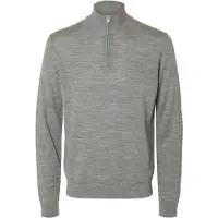 Selected Pull-over 'SLHTray' gris chiné