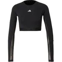 Adidas T-shirt fonctionnel 'Hyperglam' noir / blanc