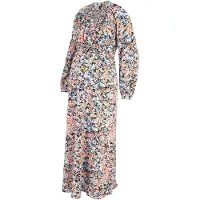 Vero moda Maternity Robe-chemise 'VMMGinny' bleu clair / abricot / rose / noir