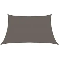 vidaXL Voile d'ombrage 160 g/m² Anthracite 3/4x2 m HDPE