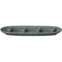 Blomus - Vela Porte-bougies Oval Agave Vert