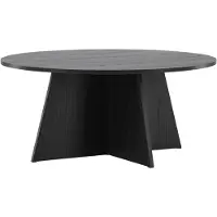 Venture Home Bootcut table basse Ø100 cm noir.