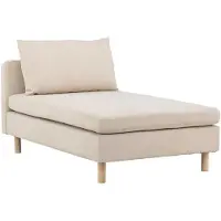 Venture Home Zero canapé, lit de repos module de canapé méridienne beige.