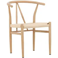 Ebuy24 Alfons chaise de salle à manger beige.