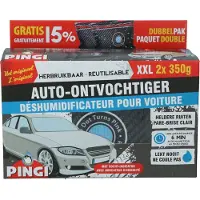 Pingi LV2-A350 Déshumidificateur pour voiture, lot de deux sachets de 350 g