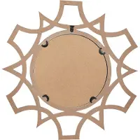 Beliani Miroir ZAPOPAN Bois clair