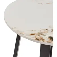 Beliani Table D'appoint Ivins Noir