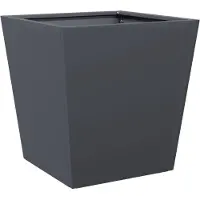 vidaXL Jardinière anthracite 40x40x40 cm acier