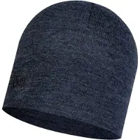 Buff Midweight Merino Wool Beanie Bleu