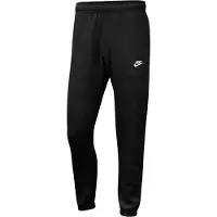 Nike Pantalon 'Club Fleece' noir / blanc