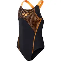 Speedo Medley Logo Medalist Swimsuit Noir 5-6 Years Fille