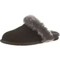 Ugg Pantoufle 'SCUFFETTE II' gris foncé / noir