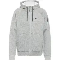 Nike Veste de survêtement gris chiné / noir