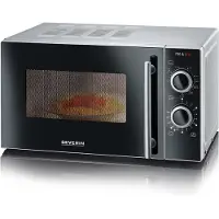 Severin MW 7771 micro-onde Noir, Argent Micro-onde combiné Comptoir 20 L 700 W
