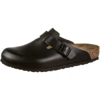 Birkenstock Mule 'Pantolette Herren 60191 Echtleder in schwarz' noir