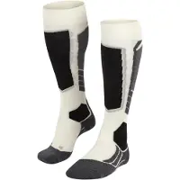 Falke SK2 Chaussettes de ski en laine, femmes, blanc cassé
