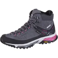 Meindl - Chaussures de randonnée journée en GORE-TEX - Top Trail Lady Mid GTX Grey/Magenta pour Femme en Cuir - Taille 39,5 - Gris