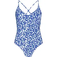 Barts Maillot de Bain Barts Femme Des Plunge One Piece Blue-Taille 40
